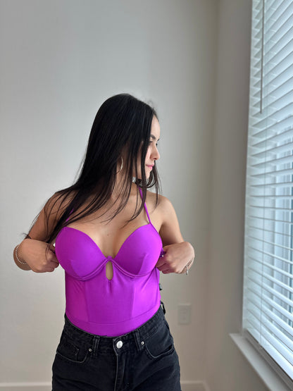 Satin bodysuit
