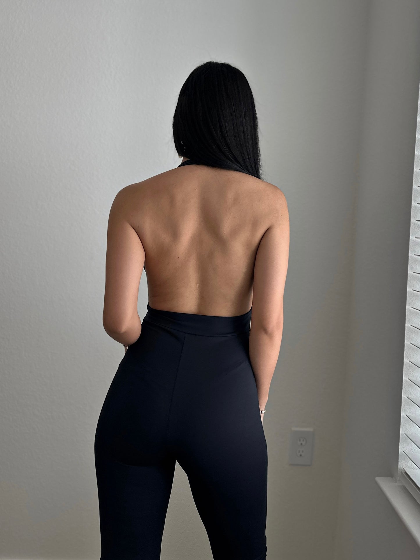 Low-cut jumpsuit