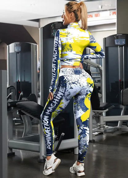Womens Active Jacket &amp; Leggings Set