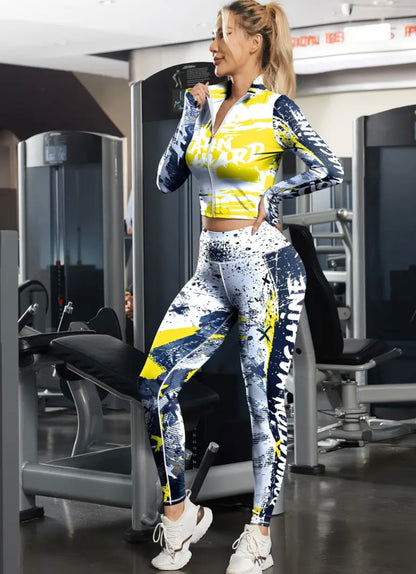 Womens Active Jacket &amp; Leggings Set