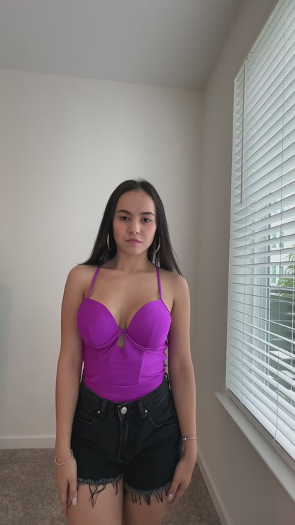 Satin bodysuit